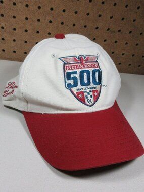 Vintage Brickyard Authentics mens khaki red 07 Indy 500 Lmt ED mesh hat OS NWT